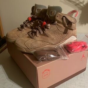 Jordan 6 cactus jack British khaki size 8